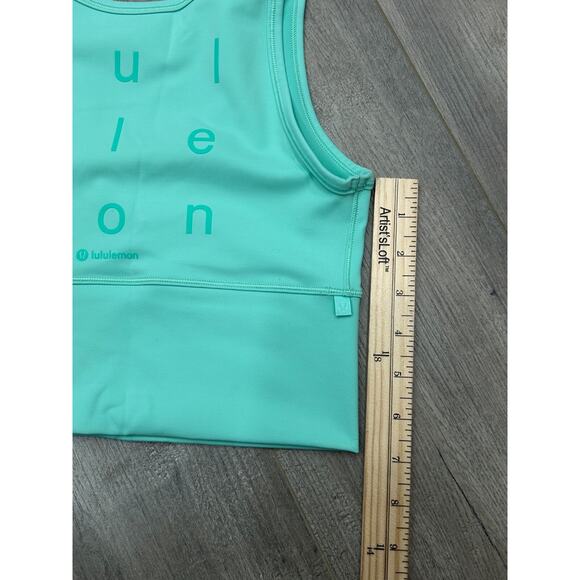 Lululemon Athletica Womens Mint Green Solid Power Pivot Everlux Tank Top Size S? - Picture 5 of 6